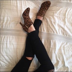 Vince Camuto Leopard Booties